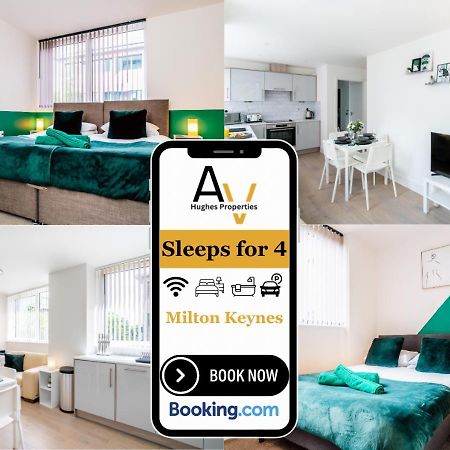 Modern Two-Bedroom Apartment - Central Location, Free Wi-Fi, Ideal For Long Stays By Av Hughes Properties Milton Keynes Esterno foto